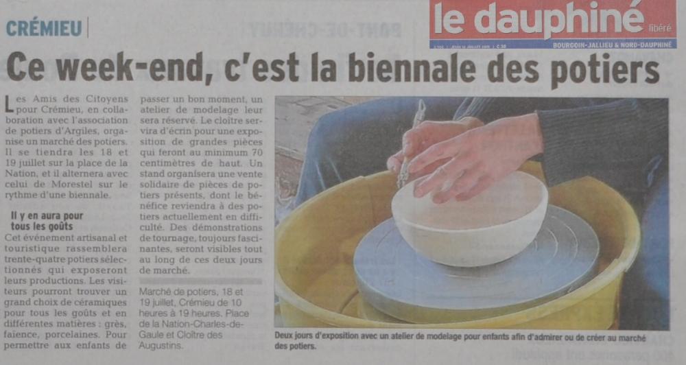 Marché des Potiers 18-19 juillet 2015