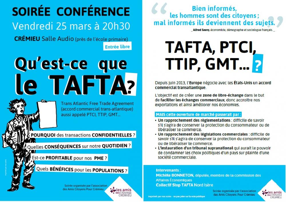 Qu’est-ce que le TAFTA ?