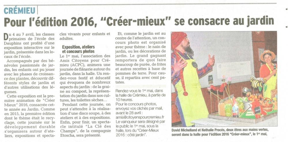CRÉEZ-MIEUX COTÉ JARDIN
