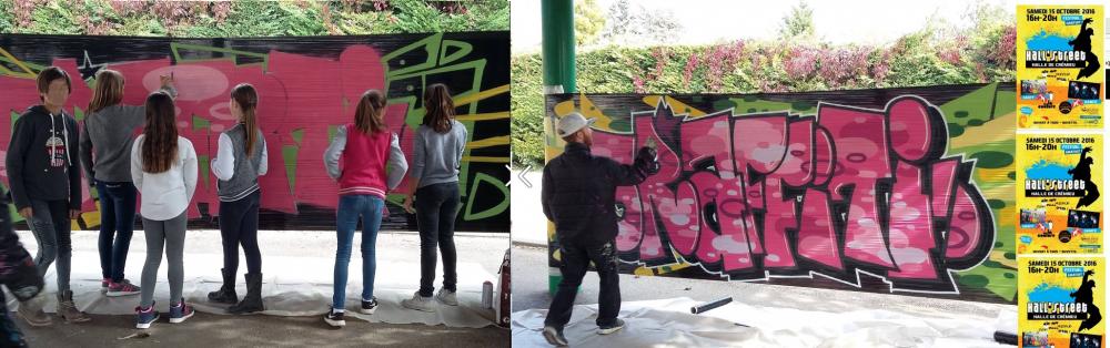 HALL STREET – un graffeur au collège Lamartine CRÉMIEU