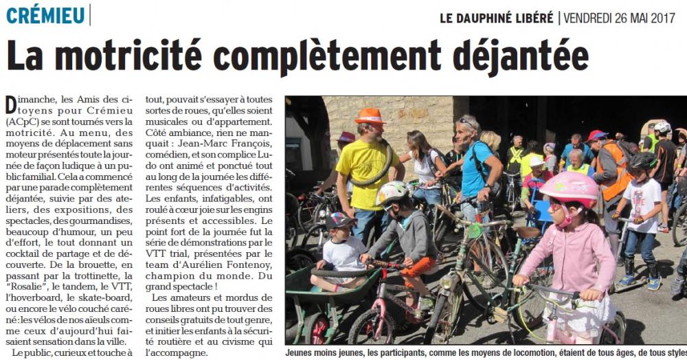 CRÉER MIEUX 2017 : EN ROUE LIBRE !