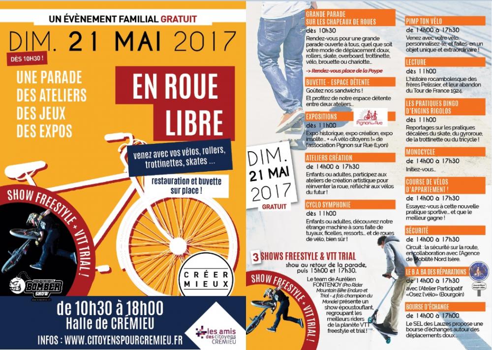 CRÉER MIEUX 2017 : EN ROUE LIBRE !