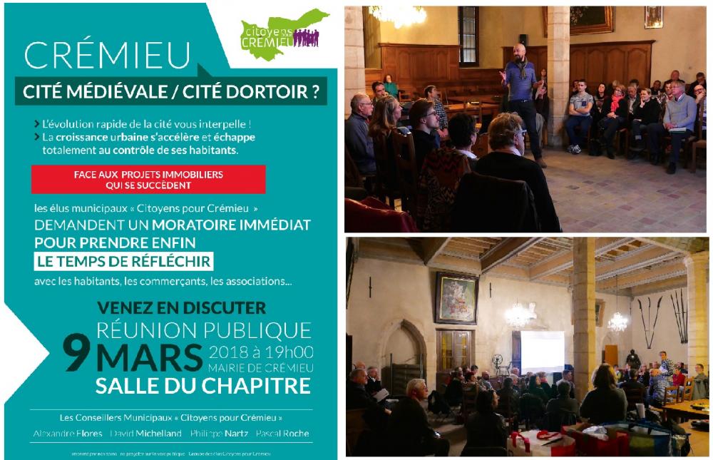 Réunion publique des conseillers municipaux de l&rsquo;opposition crémolane