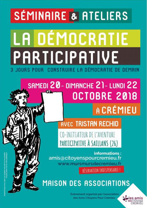 Démocratie Participative : séminaire octobre 2018 à Crémieu.