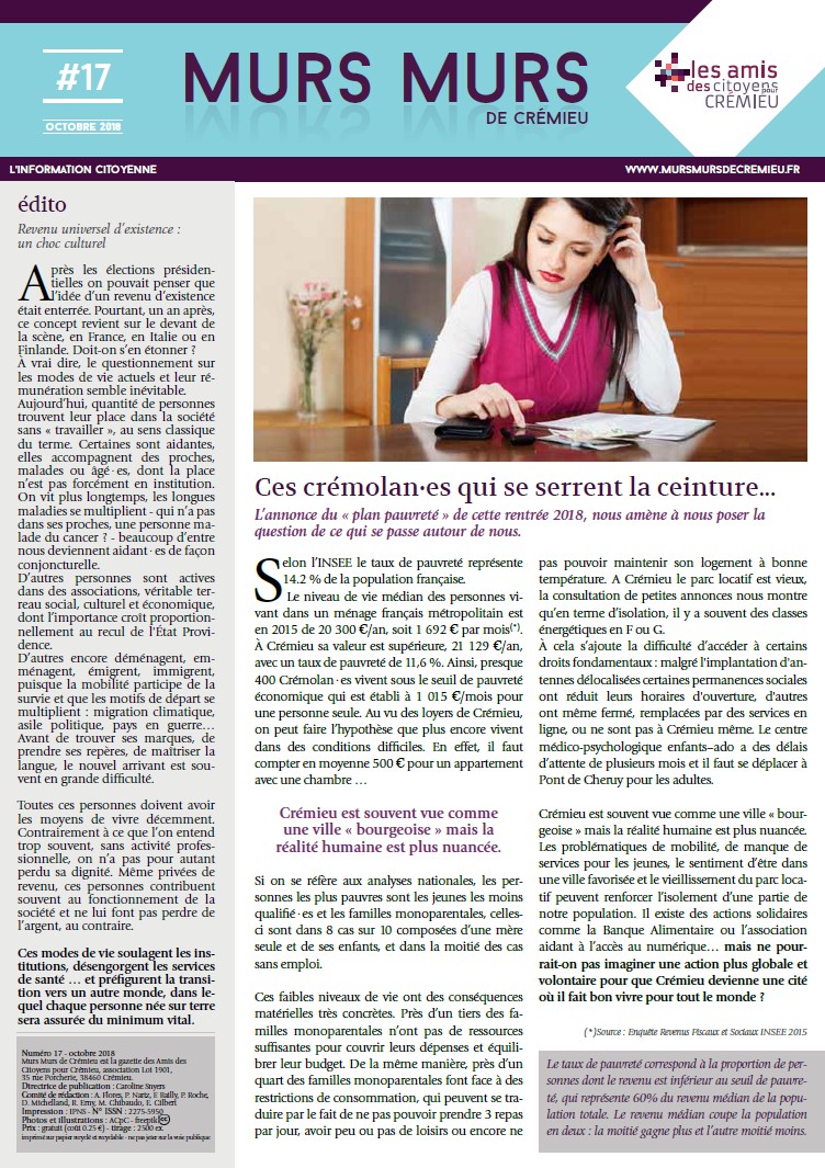 Murs Murs #17 – Octobre 2018
