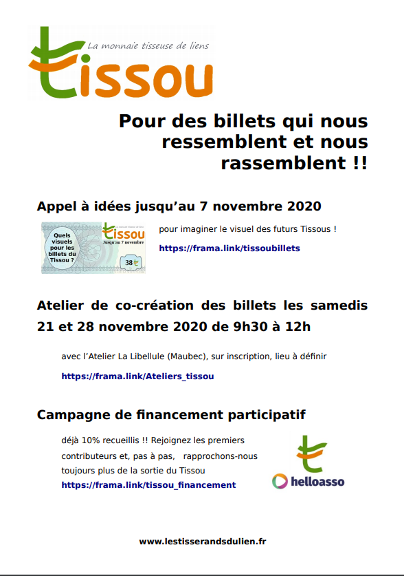 La future monnaie locale et citoyenne du Nord-Isère a besoin de vous !