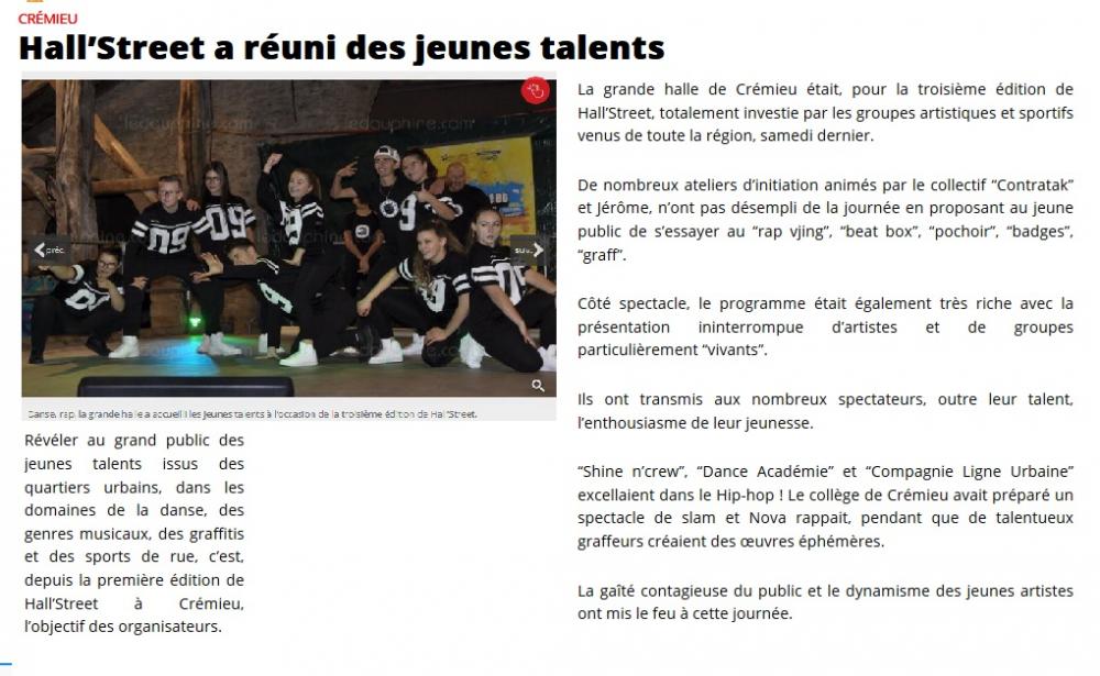 Hall&rsquo;Street 2018 a réuni des jeunes talents