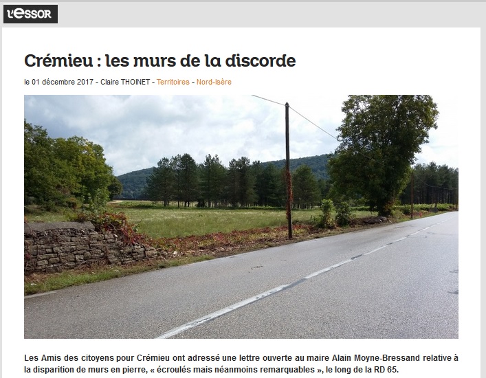 Les Murs de la discorde