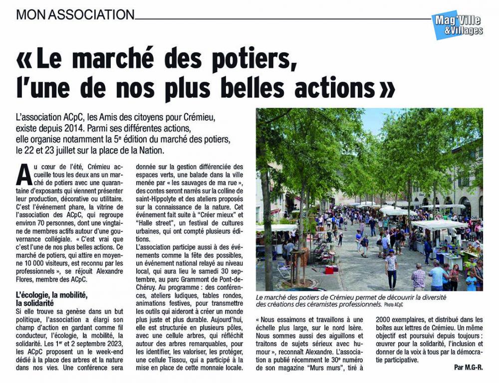 Mag&rsquo;Ville Nord Dauphiné – Juin 2023
