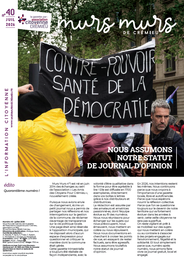 MursMurs#40 | juillet 2026